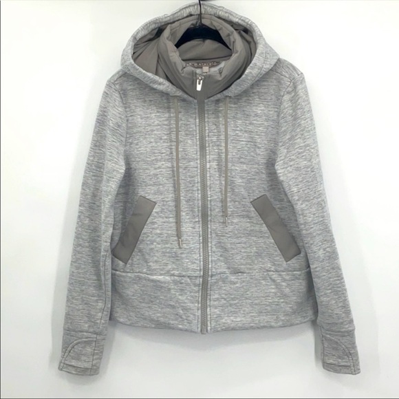 Athleta | Victory Primaloft Hoodie Light Grey Size XS - Picture 10 of 11